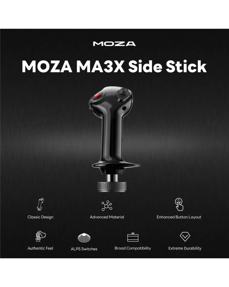 Volan Moza Racing MA3X - Sidestick 