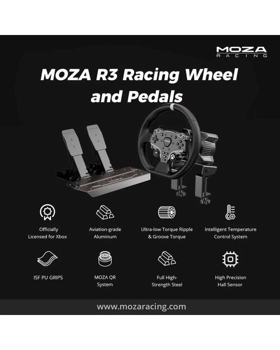 Volan Moza Racing R3 - Racing Bundle 