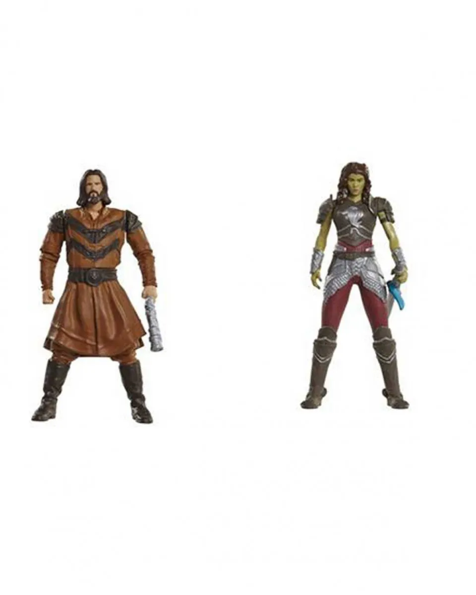 Mini Figure Warcraft 2 pack - Lother vs. Garona 