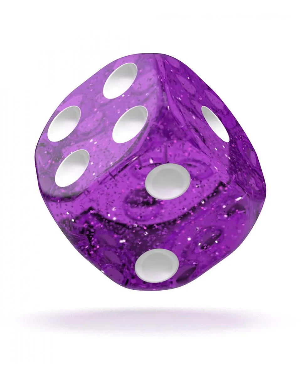 Kockice Oakie Doakie Dice D6 16 mm Speckled - Purple (12) 