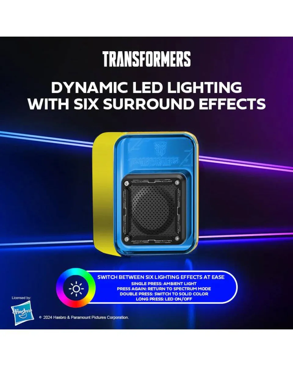 Zvučnik Transformers TF-Y02 Yellow 