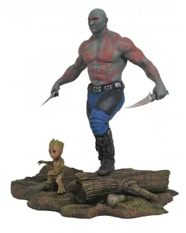 Statue Marvel Gallery Guardians of the Galaxy Vol. 2 -  Statue Drax & Baby Groot 
