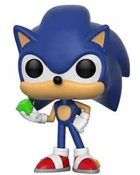 Bobble Figure Games - Sonic the Hedgehog POP! - Sonic with Emerald 