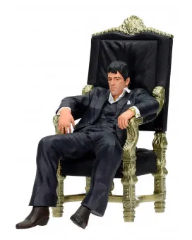 Statue Scarface Movie Icons - Tony Montana in his Chair 