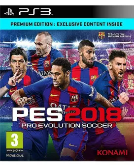 PS3 Pro Evolution Soccer 2018 - PES 2018 