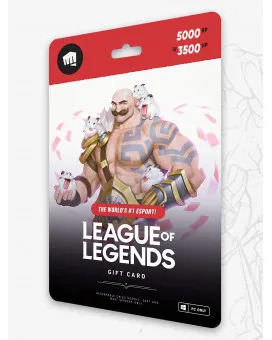 Riot Points Pin Code 5000RP League of Legends 