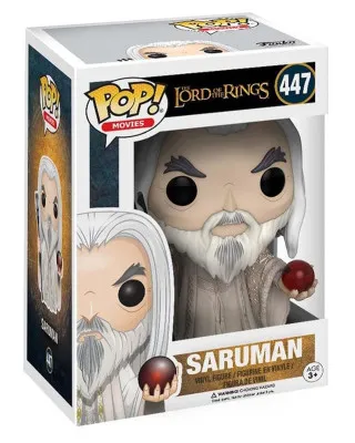 Bobble Figure Movies - The Lord of the Rings POP! Figure - Saruman 