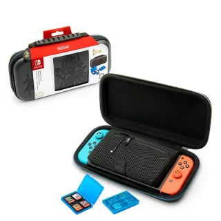 Torbica Deluxe Travel Case & Cartridge Case - The Legend of Zelda - Breath of the Wild - Grey 