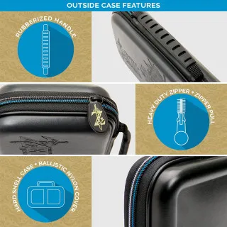 Torbica Deluxe Travel Case & Cartridge Case - The Legend of Zelda - Breath of the Wild - Grey 