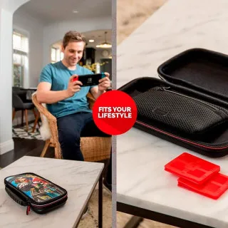 Torbica BigBen Deluxe Travel Case & Cartridge Case - Super Mario - Odyssey 