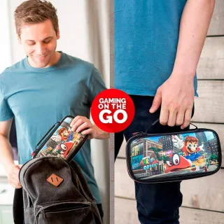 Torbica BigBen Deluxe Travel Case & Cartridge Case - Super Mario - Odyssey 