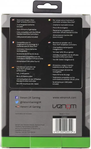 Twin Docking Station Venom XBOX ONE 