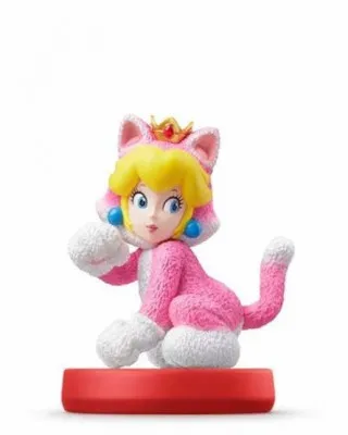 Amiibo Super Mario Cat Mario & Cat Peach Double Pack 