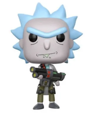 Bobble Figure Animation - Rick and Morty POP! - Weaponized Rick 