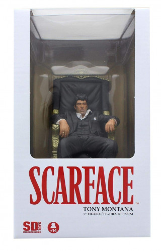 Statue Scarface Movie Icons - Tony Montana in his Chair 