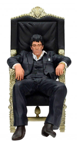 Statue Scarface Movie Icons - Tony Montana in his Chair 