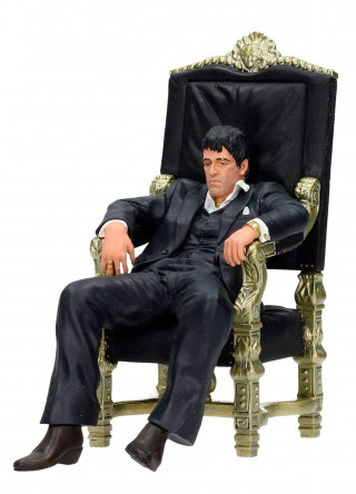 Statue Scarface Movie Icons - Tony Montana in his Chair 