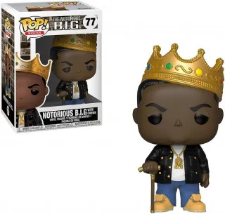 Bobble Figure Rocks - Notorious POP! - B.I.G.l Crown 