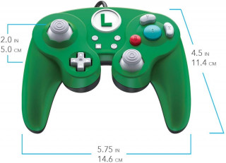 Gamepad PDP Wired Fight Pad Pro - Super Mario - Luigi 