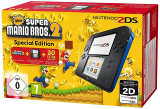 Konzola Nintendo 2DS Black & Blue + New Super Mario Bros. 2 