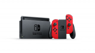 Konzola Nintendo Switch (Red Joy-Con) + Super Mario Odyssey (Code in a Box) 