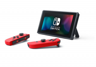 Konzola Nintendo Switch (Red Joy-Con) + Super Mario Odyssey (Code in a Box) 