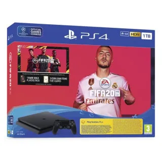 Konzola Playstation 4 1TB Black Slim + FIFA 20 
