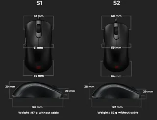 Miš Zowie S1 Black 