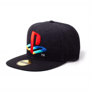 Kačket Playstation - Logo Denim Snapback Cap 