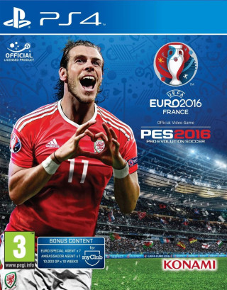 PS4 Pro Evolution Soccer 2016 - PES 2016 + UEFA EURO 2016 France 