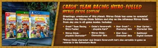 XBOX ONE Crash Team Racing - Nitro Fueled - Nitros Oxide Edition 