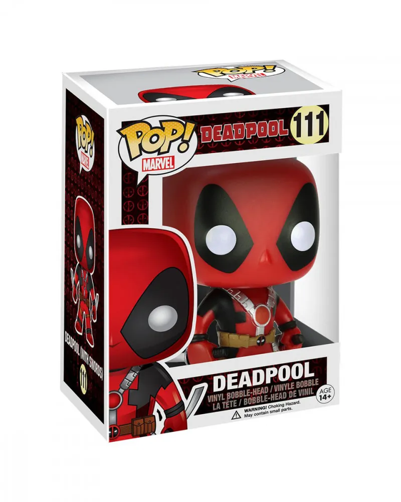 Bobble Deadpool Figure POP! - Deadpool Two Swords 