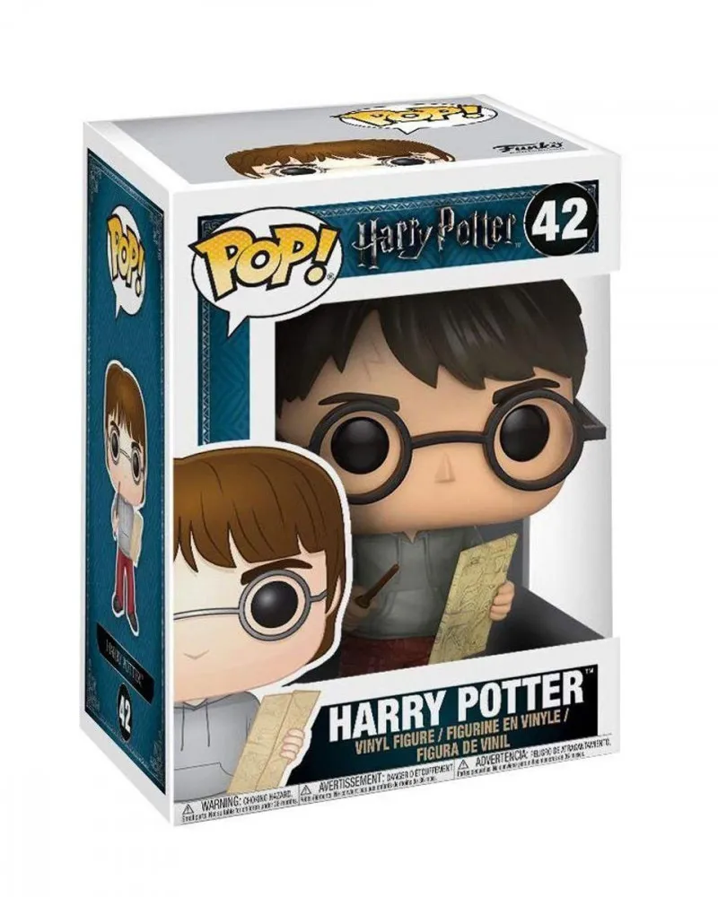 Bobble Figure Harry Potter POP! - Harry with Marauders Map 