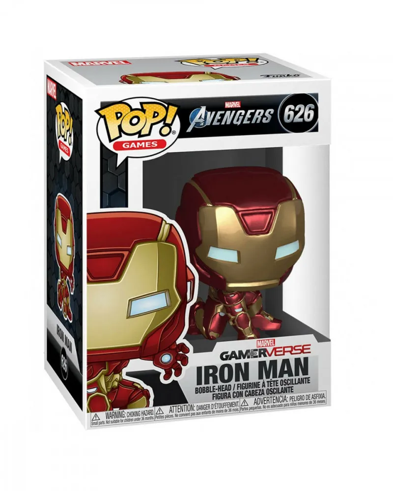 Bobble Figure Marvel Avengers Gameverse - Iron Man ( Stark Tech Suit ) 