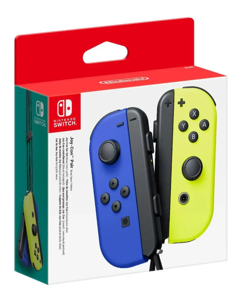 Gamepad Joy-Con Pair - Neon Blue & Neon Yellow 