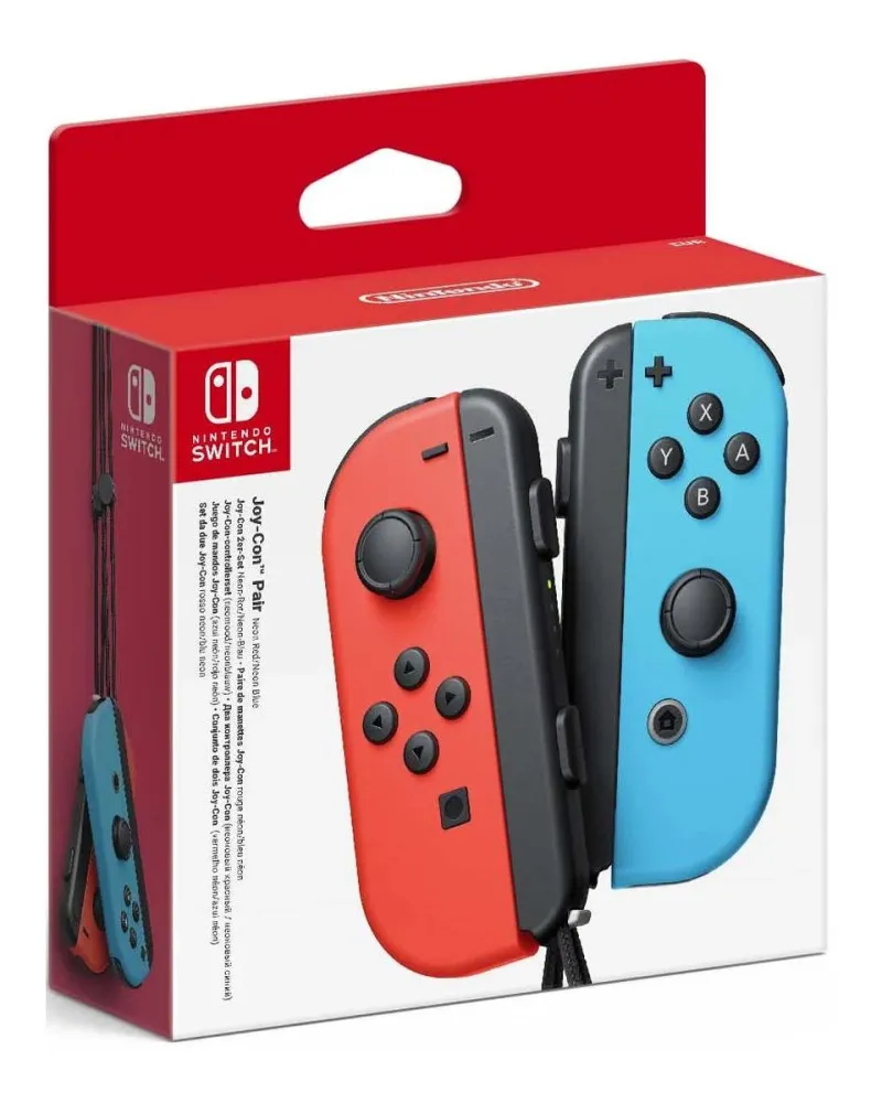 Gamepad Joy-Con Pair - Neon Red & Neon Blue 