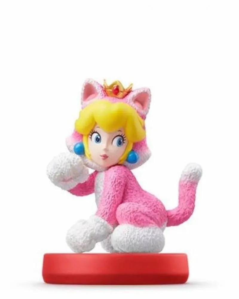 Amiibo Super Mario Cat Mario & Cat Peach Double Pack 