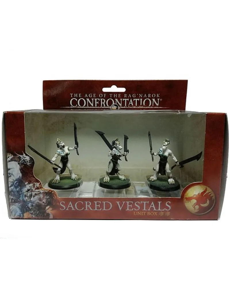 Mini Figure The Age Of The Rag'narok Confrontation - Secred Vestals - Unit Box 