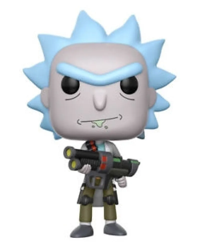 Bobble Figure Animation - Rick and Morty POP! - Weaponized Rick 