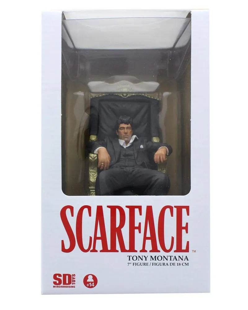 Statue Scarface Movie Icons - Tony Montana in his Chair 