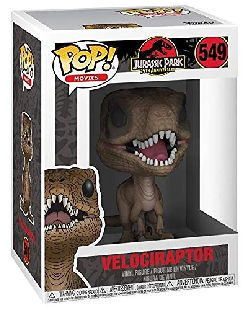 Bobble Figure Jurassic Park 25th Anniversary POP! - Velociraptor 