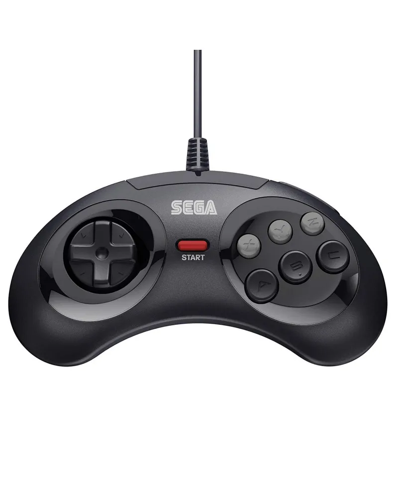 Gamepad Retro-Bit SEGA MD Mini 6-B USB Black 