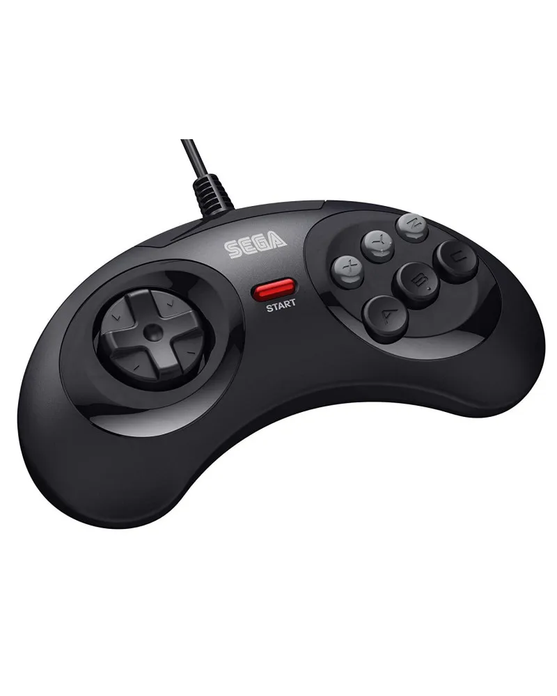 Gamepad Retro-Bit SEGA MD Mini 6-B USB Black 