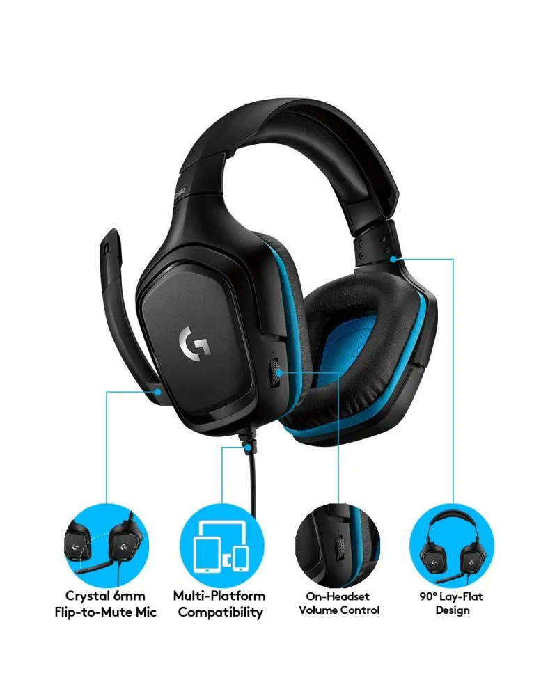 Slušalice Logitech G432 7.1 