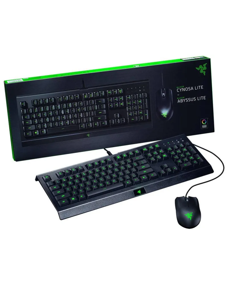 Tastatura Razer Cynosa Lite + Mis Abyssus Lite 