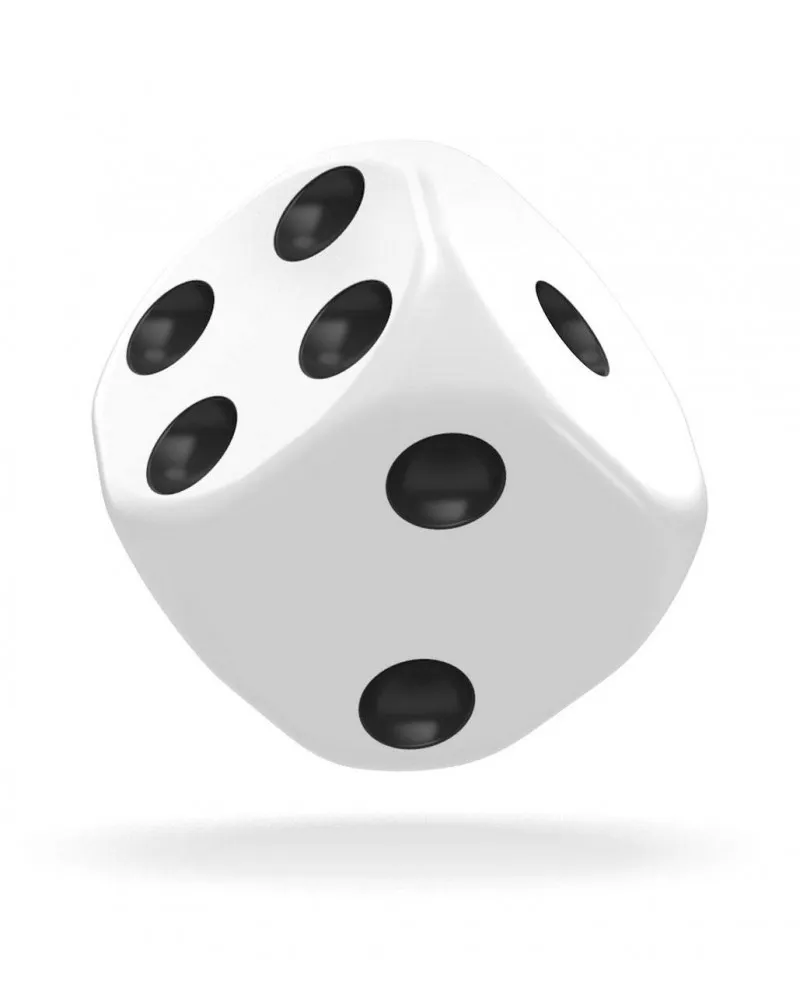 Kockice Oakie Doakie Dice D6 16 mm Solid - White (12) 