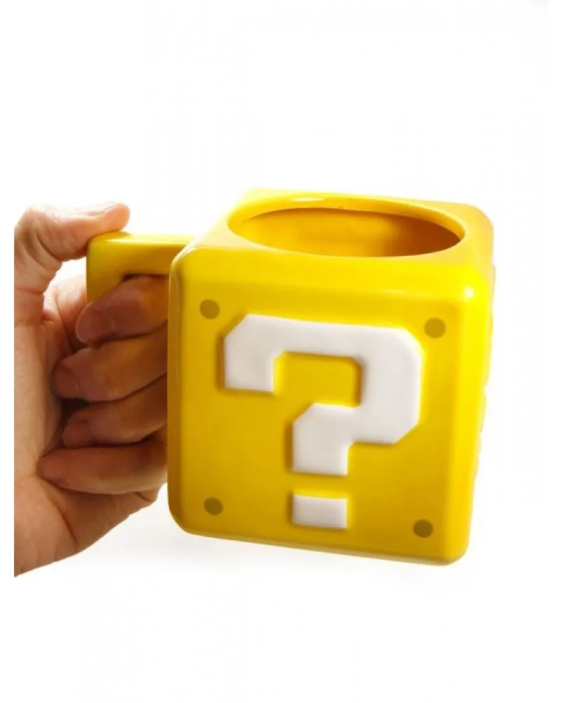 Šolja Super Mario - 3D - Question Block Mug 