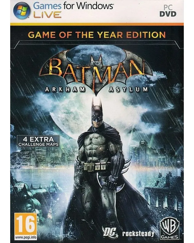 PCG Batman - Arkham Asylum, Game of the Year Edition 