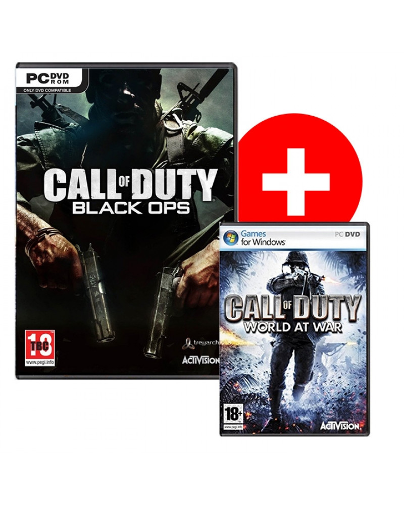 PCG Call Of Duty Double pack - Black Ops + World at War 