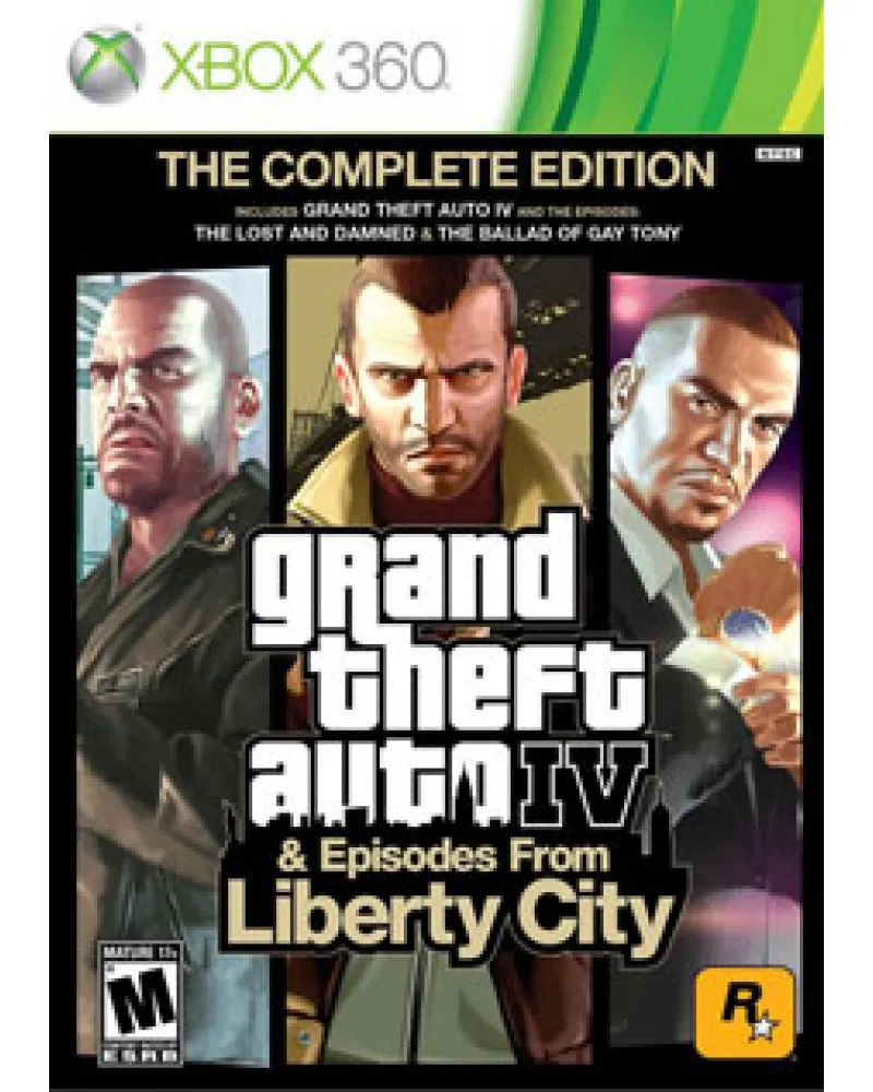 XB360 GTA IV The Complete Edition - Grand Theft Auto 4 & Episodes From Liberty City 